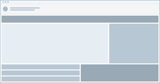 Outline of a landing page